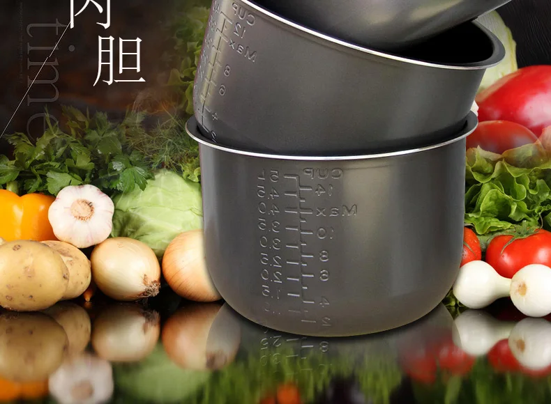 

Electric pressure cooker liner Rice cooker 4L/5L/6L Black crystal liner Not sticky pot