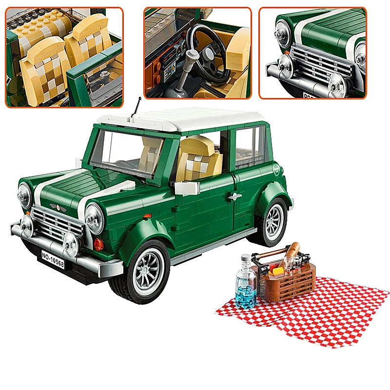 Technic Series  10242 Minicooper Car  Building Blocks Bricks Children Car Model Gifts Toys