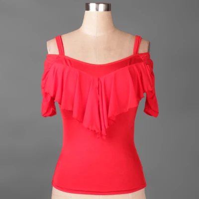 

flamenco dance tops Square/Latin dance ballroom top blouse for female/women/girl costume performance wear training size S-XXXXL