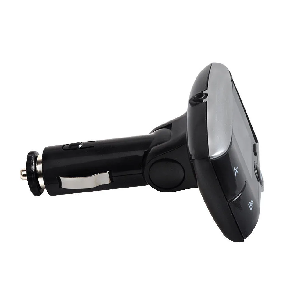 Громкой связи ЖК-дисплей Car Kit MP3 плеер Bluetooth Беспроводной fm-передатчик автомобильное зарядное устройство fm-модулятор SD MMC USB+ удаленный