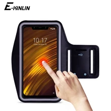 Водонепроницаемый Спорт, бег, тренажерный зал повязку для XiaoMi Pocophone F1 держатель телефона чехол Poco F1 Poco телефон F1 F 1