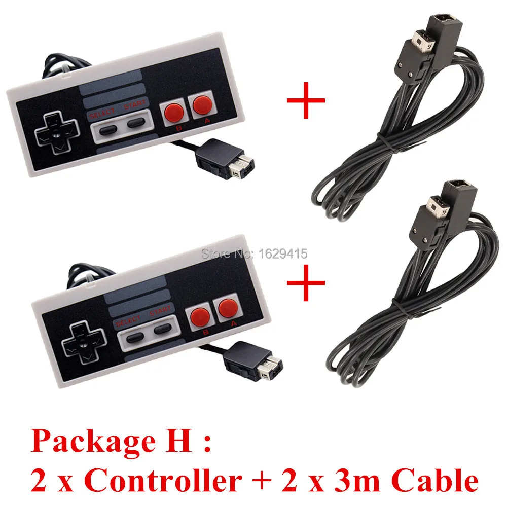 Проводный контроллер IVYUEEN для Nintendo NES Classic Edition Mini Console Gamepad с удлинителем 1,8 м/3,0 м 10 футов