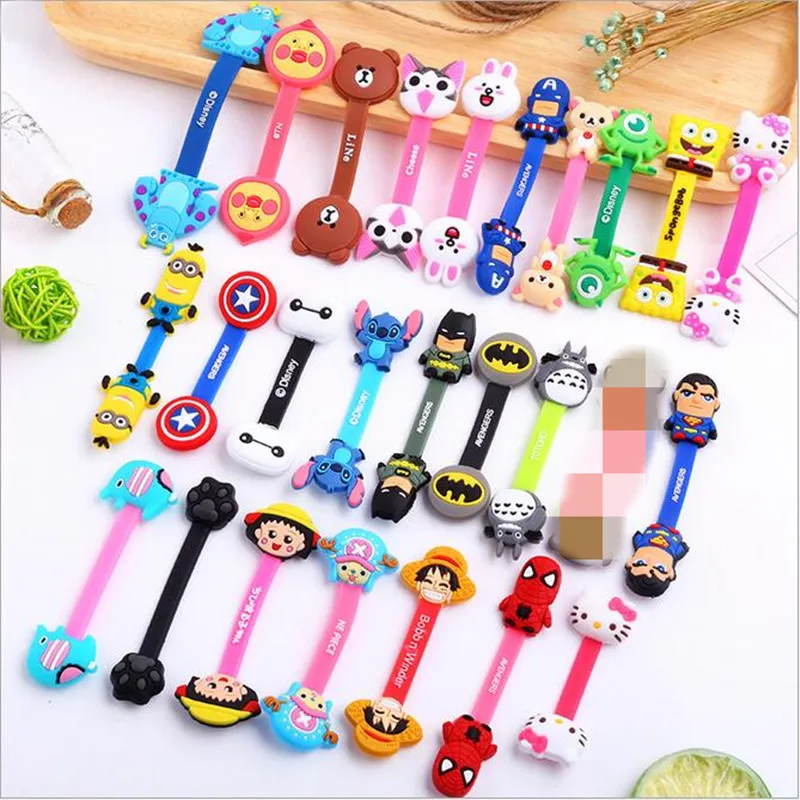 Hot-Cartoon-Cable-Organizer-Bobbin-Winder-Protector-Wire-Cord-Management-Marker-Holder-Cover-For-Earphone-iPhone