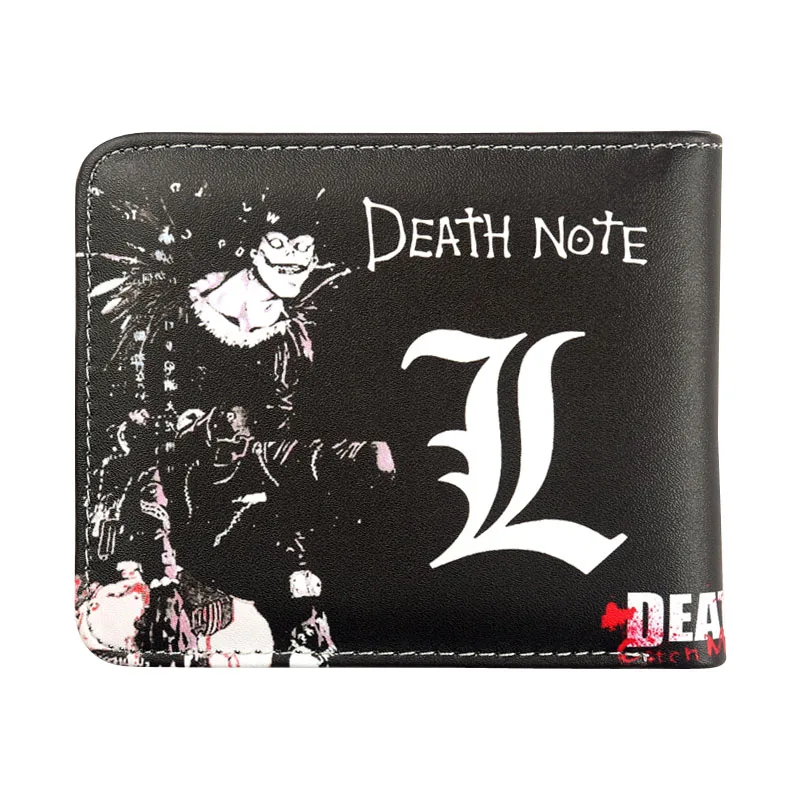 Мужской кошелек с рисунком из аниме Death Note|wallet bifold|pattern pursepurse clutch |