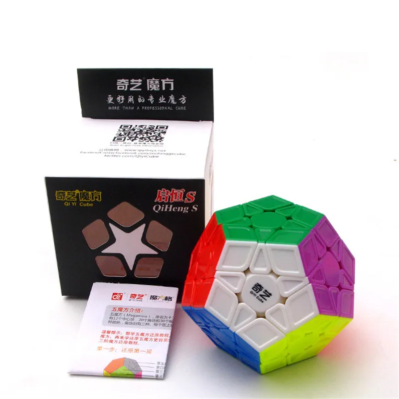 QIYI марка Magic Cube Profissional Megaminx Magic Cube конкурс Скорость Логические Кубики Игрушки для мальчиков Для детей Cubo Magico