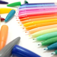 24 цвета гелевая ручка для письмо и рисование каллиграфия маркер корейские канцелярские papelaria подарки для школы и офиса письменные принадлежности EB261