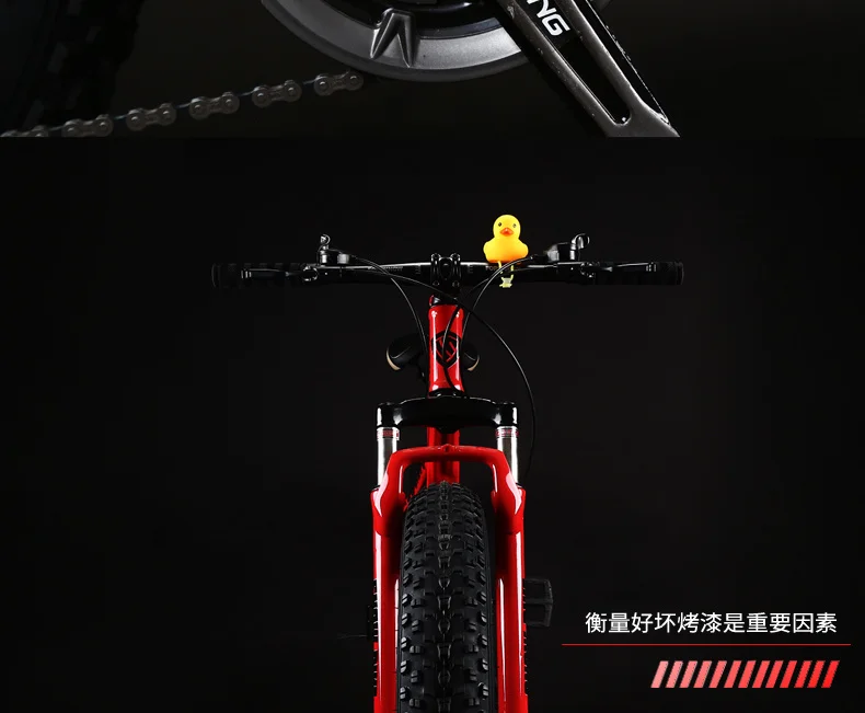 Excellent New Montain Bike Carbon Steel Frame 4.0 Inch Width Tire 27 Speed Dual Disc Brake Outdoor Sports Beach Snow Mtb Bicycle 7