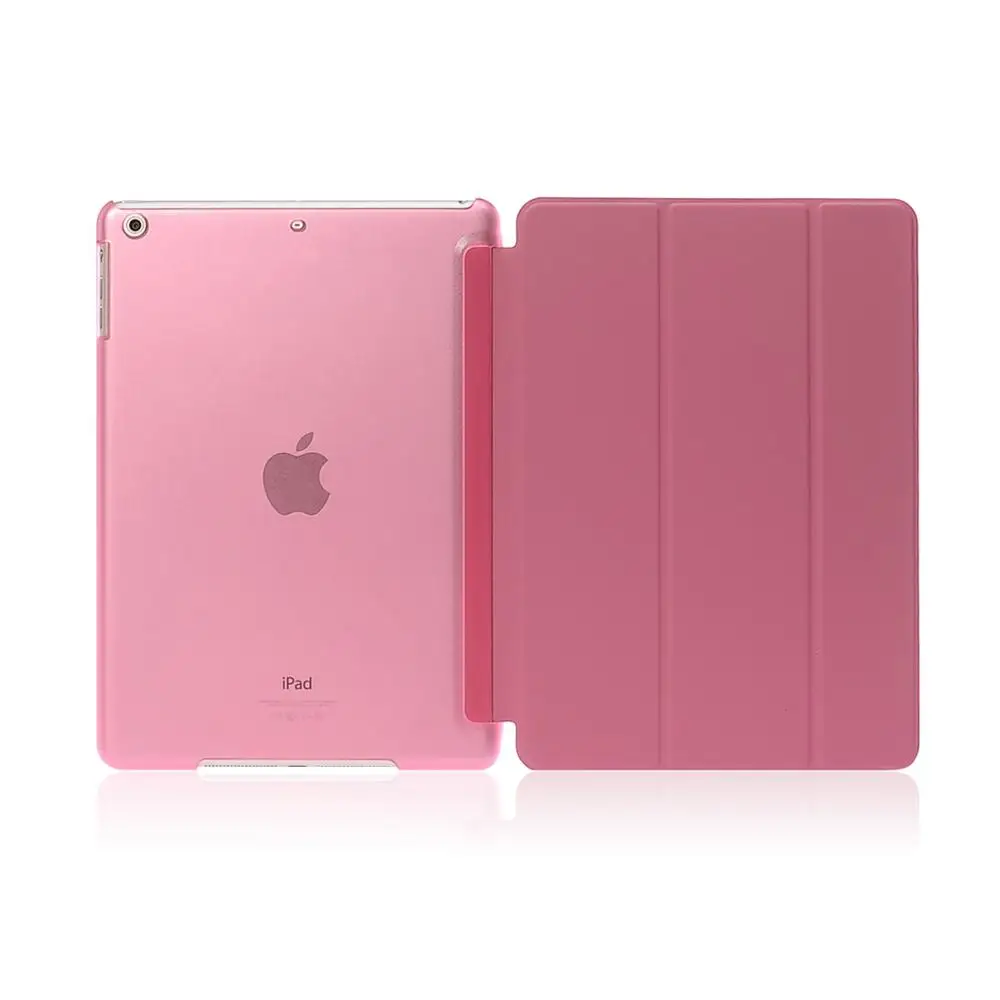 Ультра Тонкий Магнитный умный чехол для Apple ipad 2 ipad 3 ipad 4 Sleeping Wakup Ultral Тонкий кожаный умный чехол для Apple ipad 2 3 4 - Цвет: Розовый