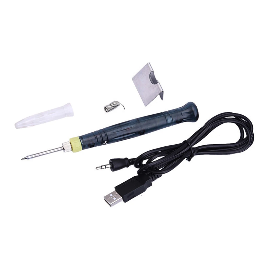 

Hot Sale Portable USB Soldering Iron Pen 8W 5V 2A Mini Powered Electric Soldering Iron Solder Pen Welding Gun Hand Tools Kit