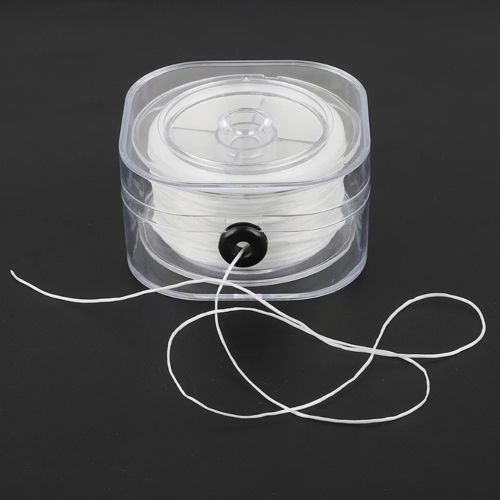 

DIY Crystal Beading Stretch Elastic Thread Cord with Box Transparent Clear Round Beading Wire/Cord/String Dia 0.2/0.6/0.8/1.0MM