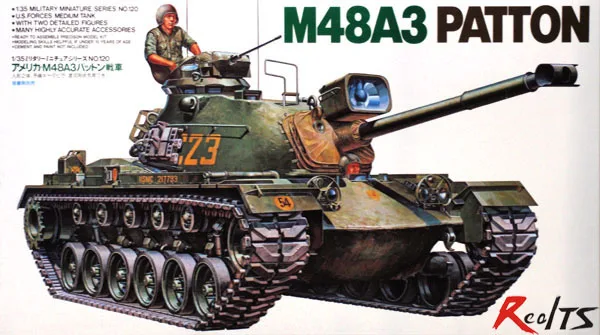 RealTS модель TAMIYA 35120 1/35 U.S. M48A3 Patton Tank|patton tank|tamiya modeltamiya |