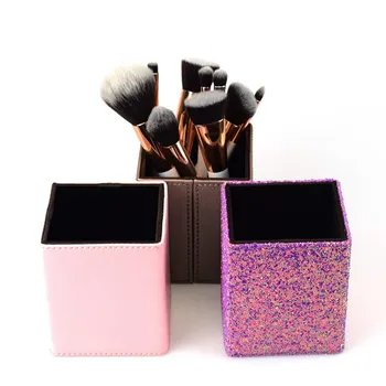 

1pcs Makeup Brushes Holder Box Tube Barrel Storage Bucket Cosmetic Brush Storage Cylinder Box Magnetic Organizer Without Brush
