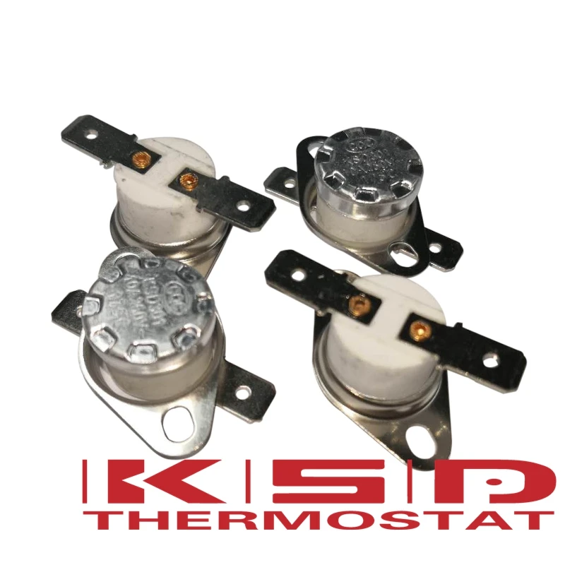 

5pcs KSD301 180C 180 Celsius degree 10A250V NC Normally Closed Ceramics Temperature Switch Thermostat Temperature control switch