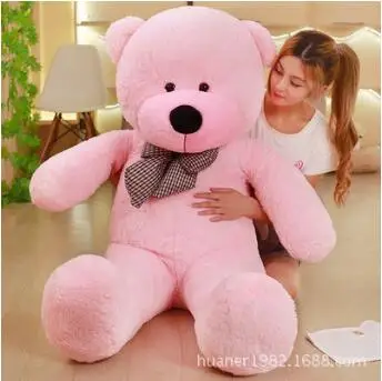

Giant Colorful big size huge Teddy Bear With Bow tie Plush Stuffed Gift Girls Toys Wedding And Birthday Party Decoration
