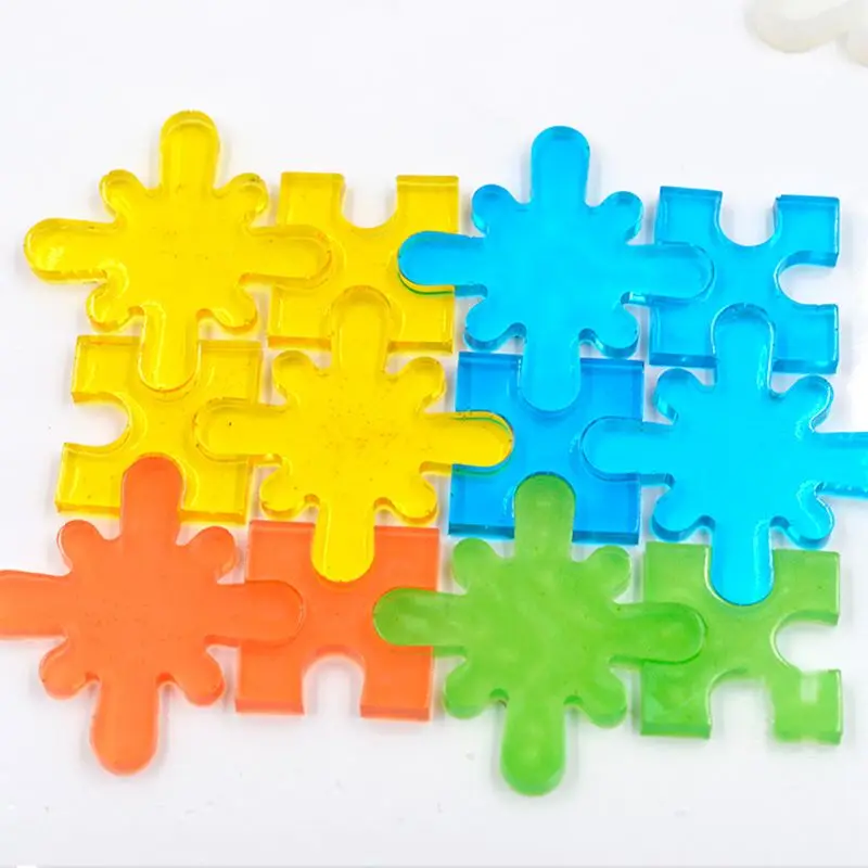 

New Jewelry Mold Cross Jigsaw Puzzle DIY Cup Coasters Epoxy Resin Silicone Mold Jewelry Making