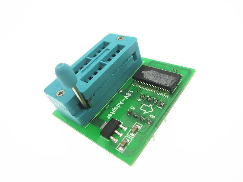 Адаптер для материнской платы 1,8 В, 10 шт./лот, 1,8 В, SPI Flash, SOP8, W25, MX25, используется для программистов TL866CS, TL866A, EZP2010, EZP2013, CH341