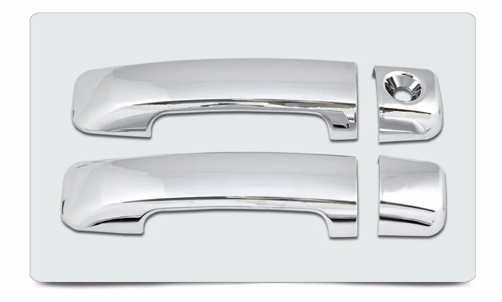 ABS Plastic Chrome Door Handle Cover No PSKH Parts For Toyota Tundra Fj Cruiser 2D 2007-2013 b