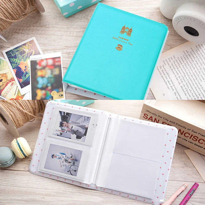 64 кармана складной альбом фотография Чехол Контейнер для FujiFilm Instax Mini 8 чехол