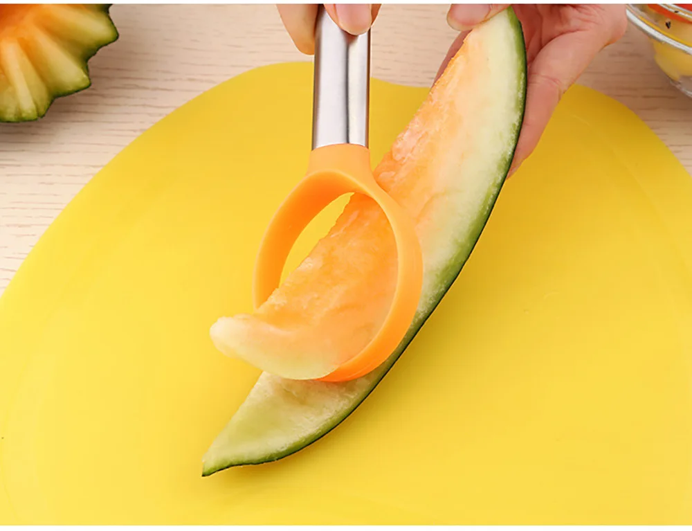 7 шт. набор креативные инструменты для фруктов устройство для резки яблок копания ложка-шарик маленький нож для фруктов Двойные головки ложки для дыни