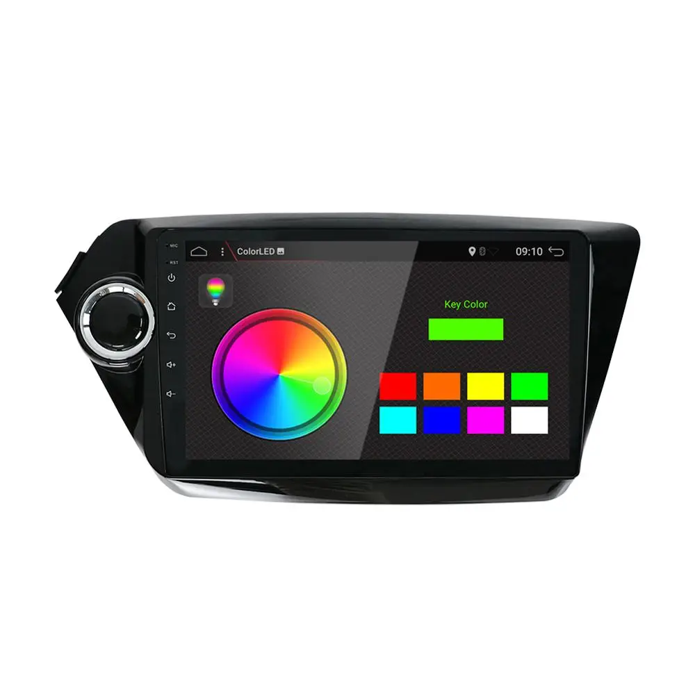 Excellent 4G+64G Android 9.0 Car Radio Multimedia Video Player Navigation GPS For KIA RIO 3 4 2011-2018 rio sedan 2 din rear view camera 2