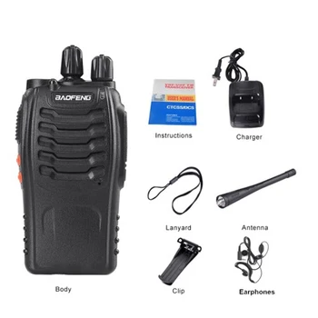

Baofeng BF-888S BF 888S BF888S Walkie Talkie Two Way Ham CB UHF Radio Station Transceiver Boafeng Scanner Portable Handheld PTT