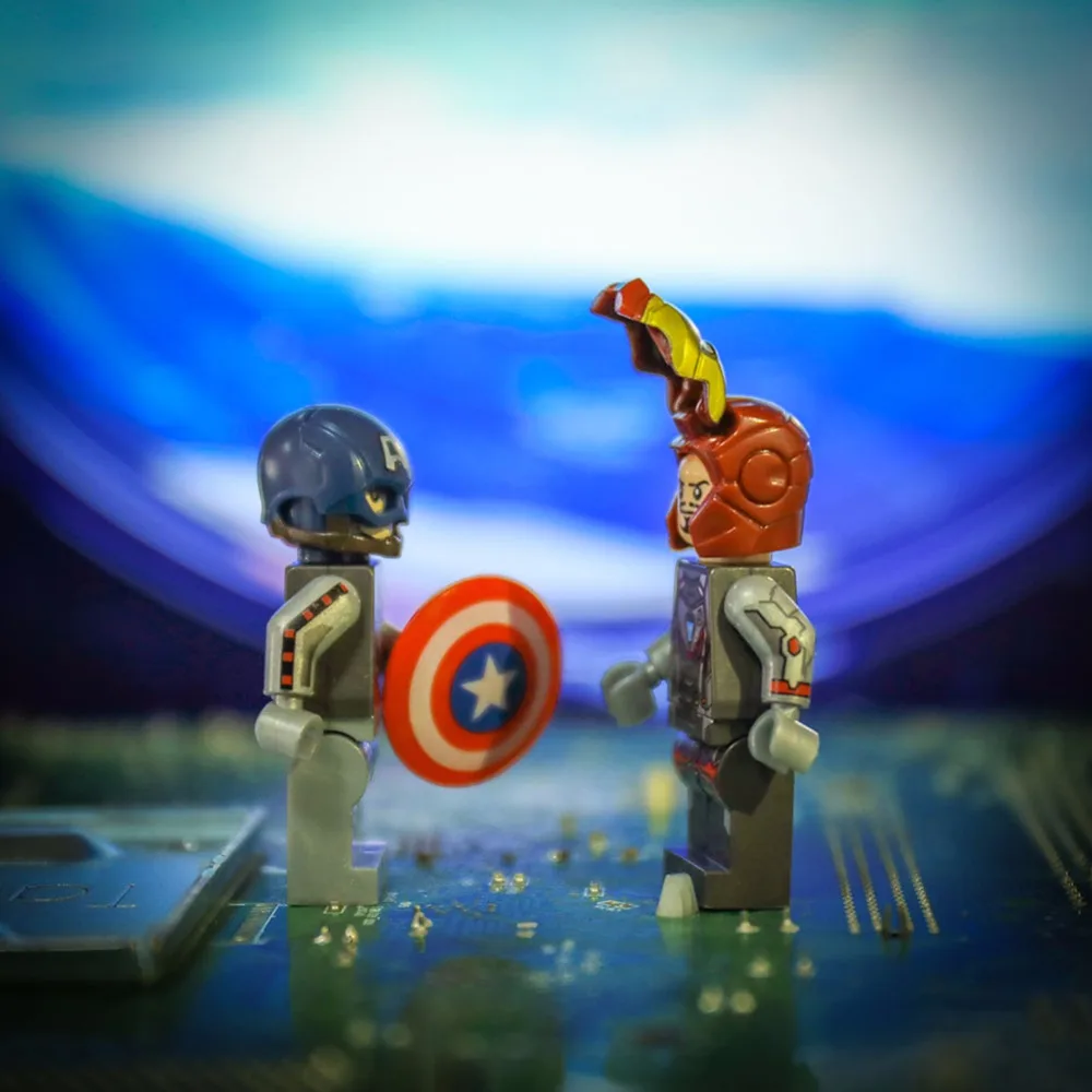 

Hot Captain America Iron man Avengers 4 Endgame Captain Marvel Thor Batman Kill Frost LegoING Building Blocks toys for children
