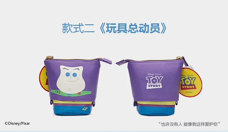Disney сумки Базз Лайтер университет мультфильм стежка Творческий Выдвижной хранения водонепроницаемый мальчик дети студент подарок