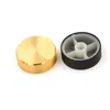 Black Silver Gold  Aluminum Volume Control Rotary Knobs Black For 6mm Dia. Knurled Shaft Potentiometer ► Photo 3/6