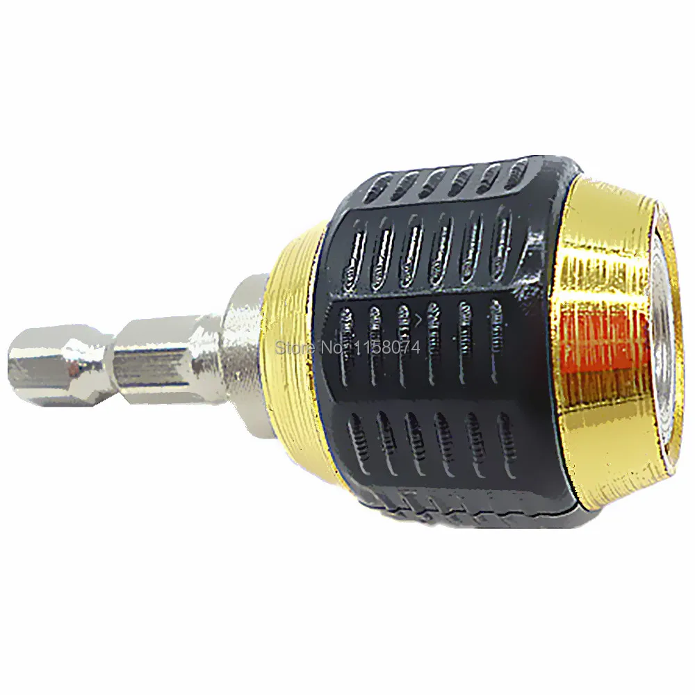 

1/4" Quick Release Quick Change Chuck Driver Bit Holder Hex Shank Screwdriver Drill Bits Quick Chuck 1/4" (6.35mm) Hex Shaft