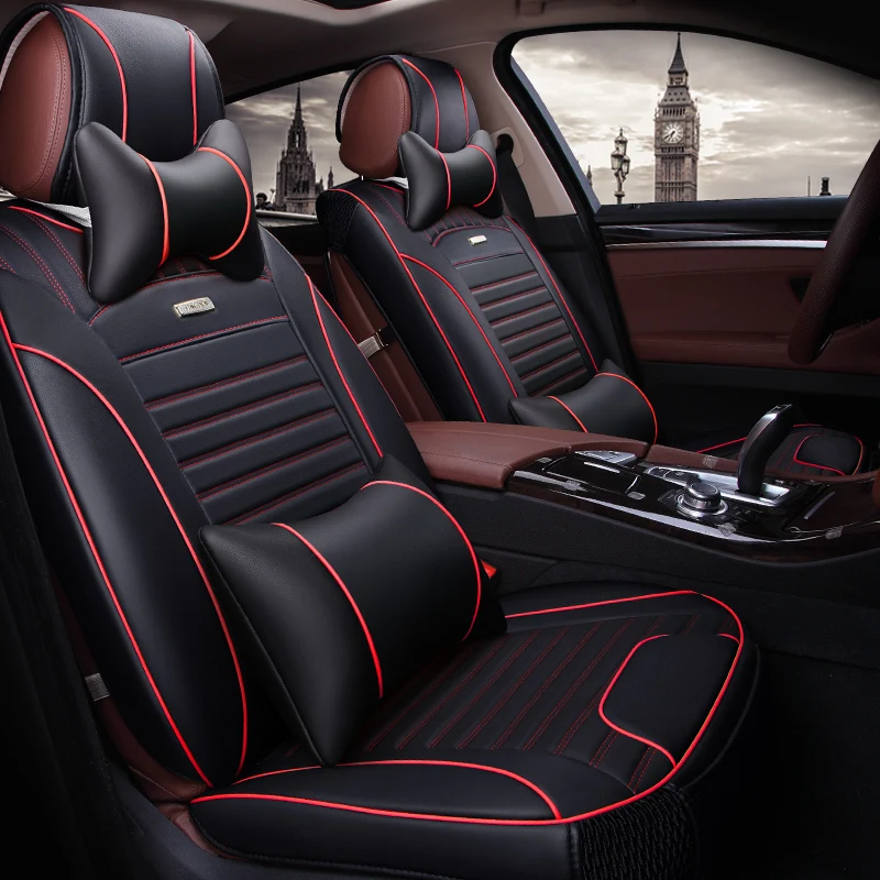 Front+Rear car seat cover for Toyota Prado Hilux Avensis Corolla Fielder Isis Sienta FJ Cruiser