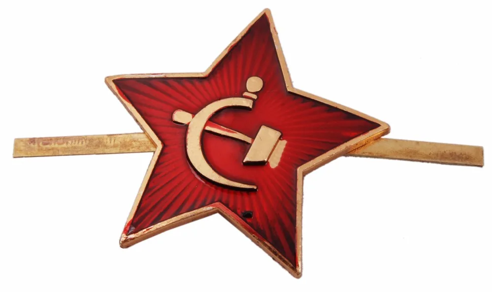 USSR SOVIET UNION MILITARY GARRISON CAP BADGE COCKADE |