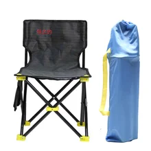 Складной стул для рыбалки, утолщенный стул из ткани Оксфорд для пикника, кемпинга, барбекю, пляжа, портативный таборет с сумкой для хранения