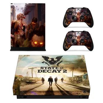 

State of Decay 2 Skin Sticker Decal For Microsoft Xbox One X Console and Controllers Skins Stickers for Xbox One X Vinyl