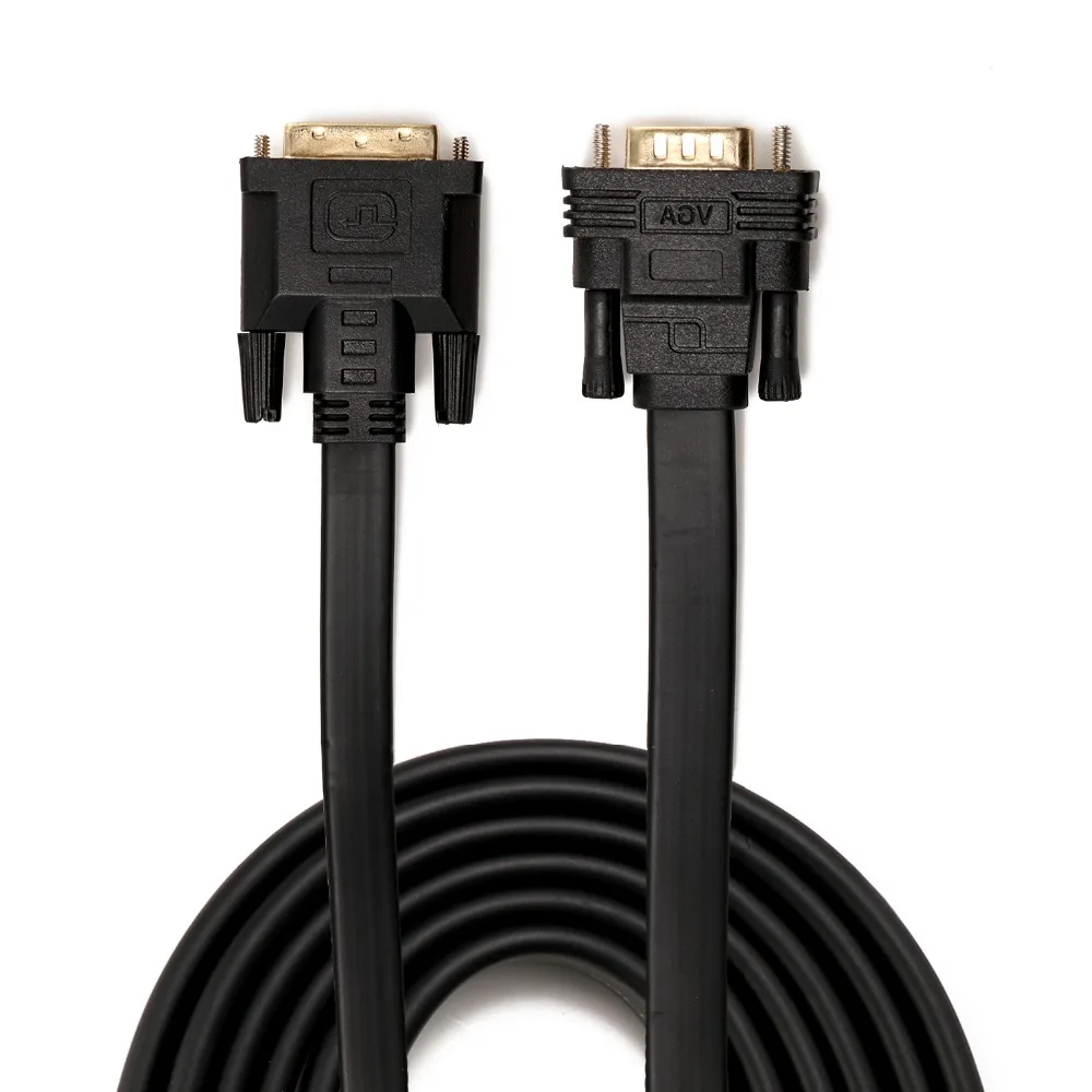 2017 2 м DVI к VGA M/M D 24 + 1 Совместимость I 5 адаптер Встроенный чип DVD разъем PS проектор