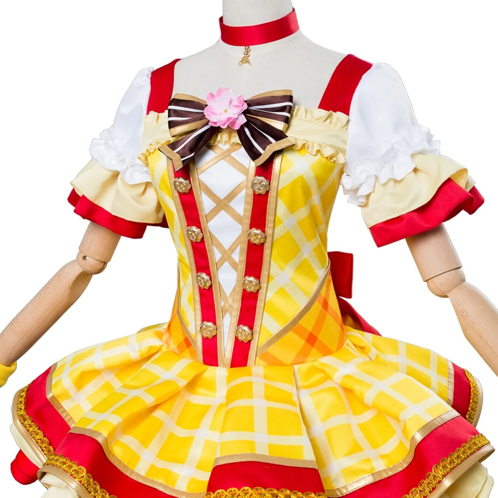 Rin Hoshizora косплей Love Live School Idol Project ASCOSING цветочный букет идолизованный костюм