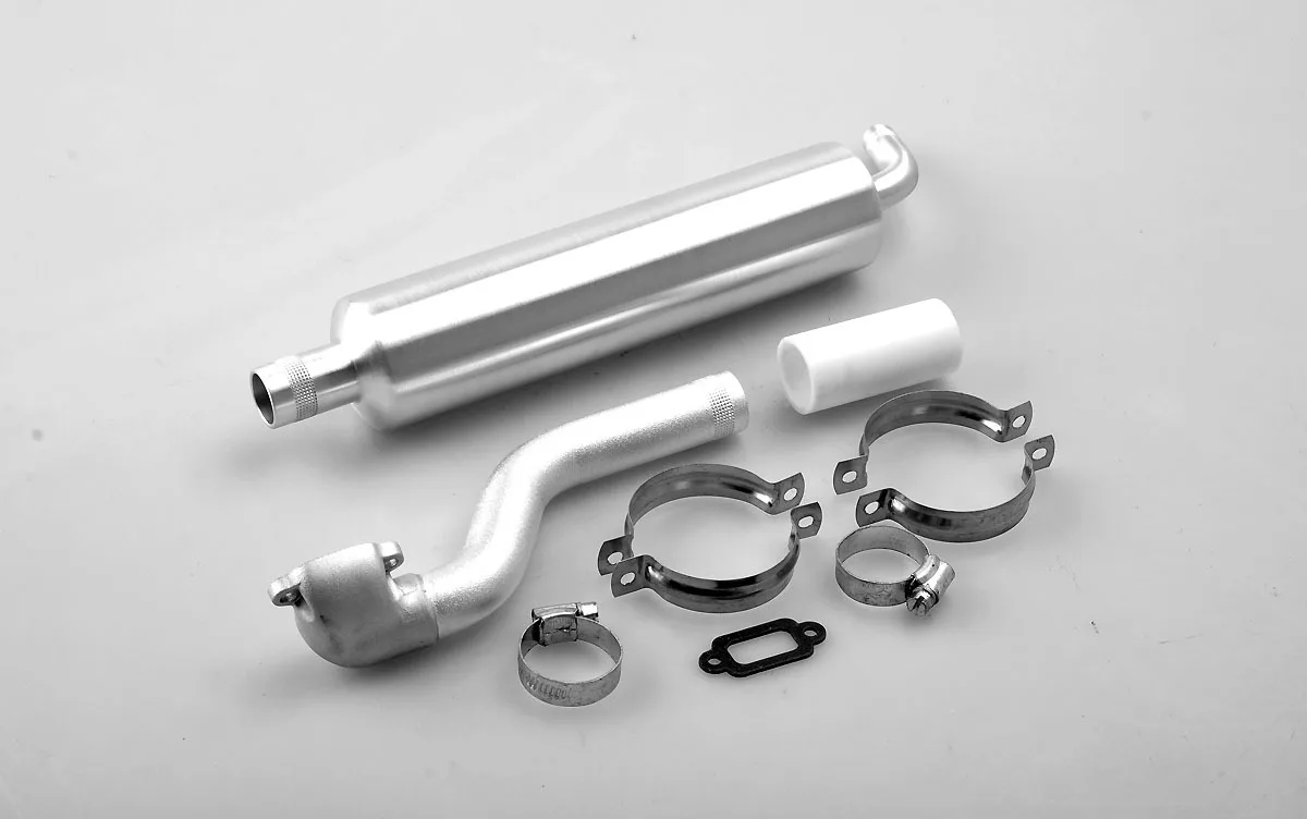 23 30cc Exhaust Muffler Tuned Pipe Accelerating Tube For RC Airplane