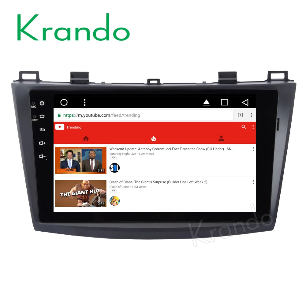 Krando Android 8 1 9 &quotfull touch (без dvd) Автомобильная навигационная мультимедийная система