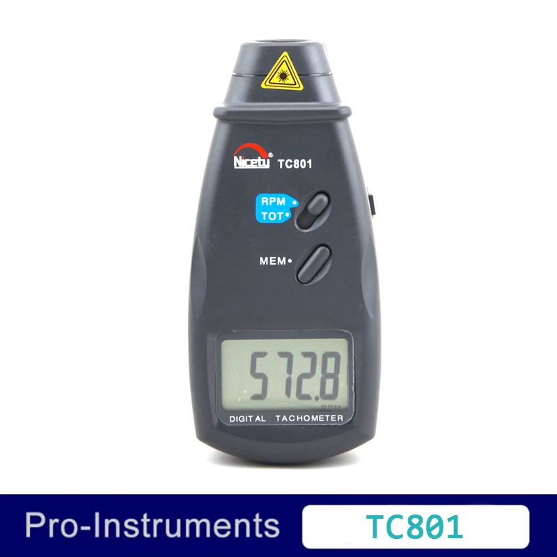 

Nicety TC801 LCD Display % digtals Automatic digital engine tachometer Handheld rpm meter --Special Offer--