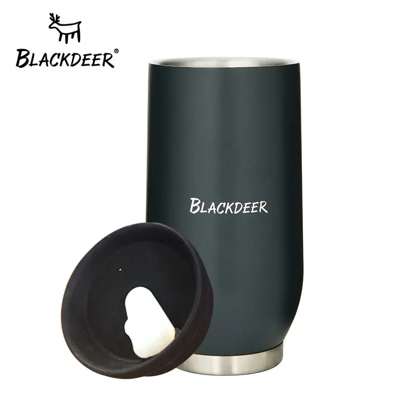 BLACKDEER vaso termo 11 oz taza Camping al aire libre de la taza de cerveza de doble capa de acero inoxidable 304 de hielo de agua café caliente del vientre taza