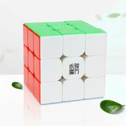 YJ YuLong 2 м 3x3x3 Магнитная Скорость конкурс Магический кубик, крутящийся, быстрый ультра-гладкая головоломка на скорость без залипаний
