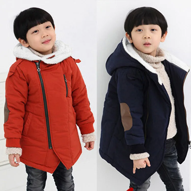 

Thicken Infant Down for Baby Boys 2018 New Winter Hooded Kids Coats Cotton Boys Parka Snowsuit Korean Children Clothing 3dp030