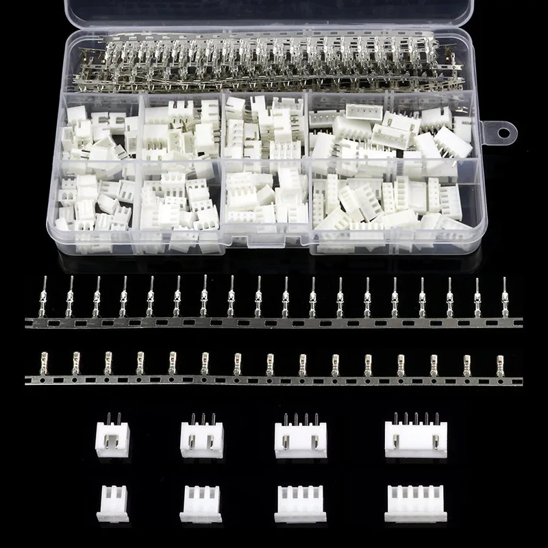 

560pcs Dupont Female Pin Crimp Pin Jumper Terminal Connector Terminal Metal 2.54mm Connector Kit 2.54 mm PCB Pin Headers Box Pac