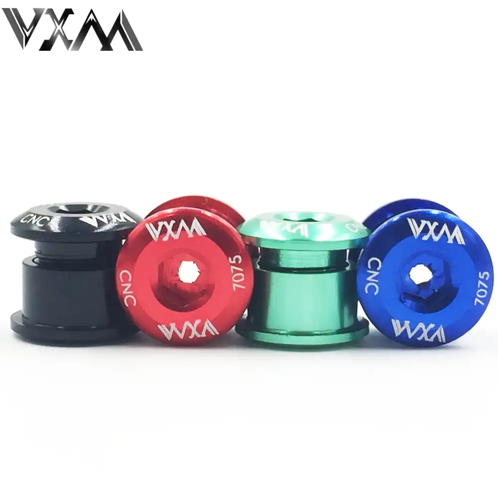 Vxm 5ピースチェーンホイールボルト自転車クランクセットチェーンリングボルト ナット道路mtbバイクディスクネジ用クランクセット自転車部品アクセサリー Chainring Bolts Chainwheel Boltscrankset Chainring Bolts Aliexpress