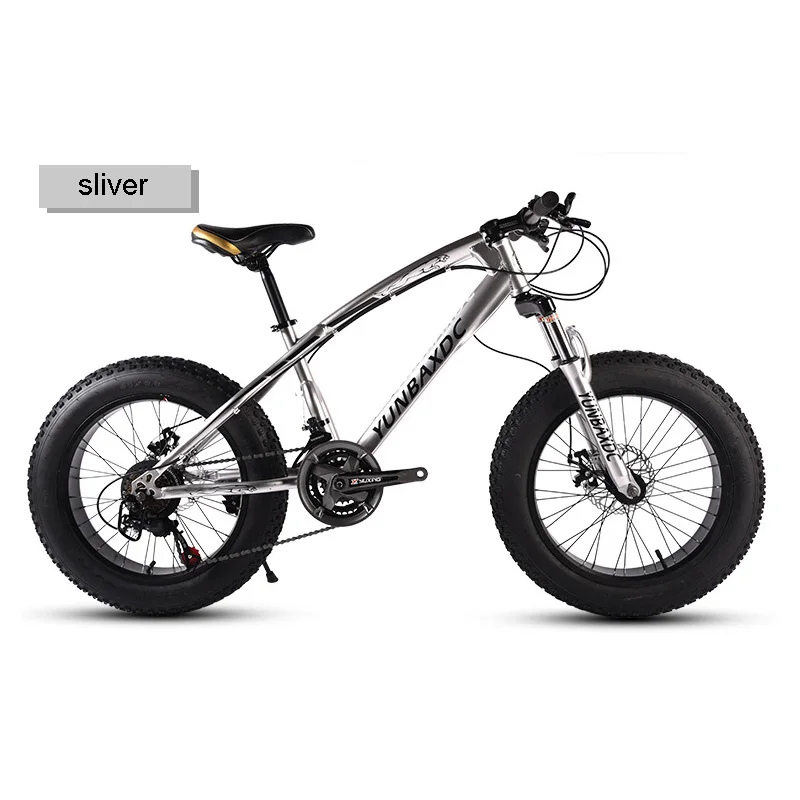 Cheap Snowmobiles Beach Bike Spoke Wheel 20 inches 4.0-inch Tyre High Carbon Steel Rigid Frame Snow Riding 21 24 27 Speed 2