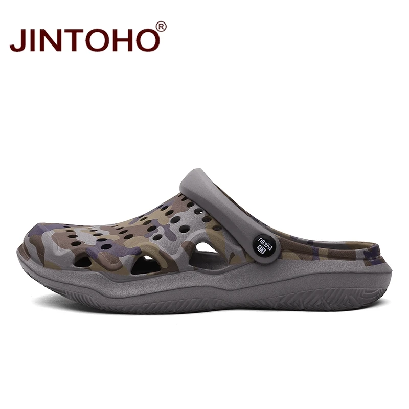 JINTOHO/модные мужские сандалии Повседневное Для мужчин обувь дышащая сандалии для Для мужчин летний мужской Босоножки, шлепанцы Повседневное пляжная обувь