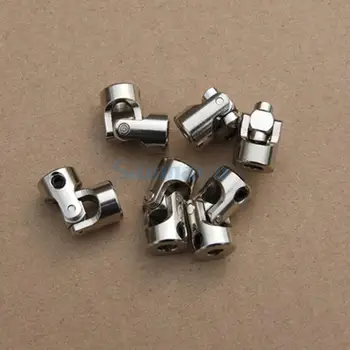 

2mm To 10mm Rotation Angle 45 Degree Cross Universal Joint Iron Plating Mini Cardan Coupling