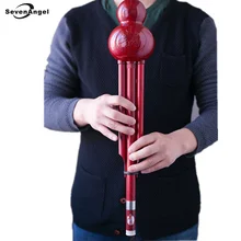  Улучшенная бас D ключ Хулуси флейта имитирует деревянное зерно Материал ABS народных музыкальных инструментов профессиональным китайским Flauta