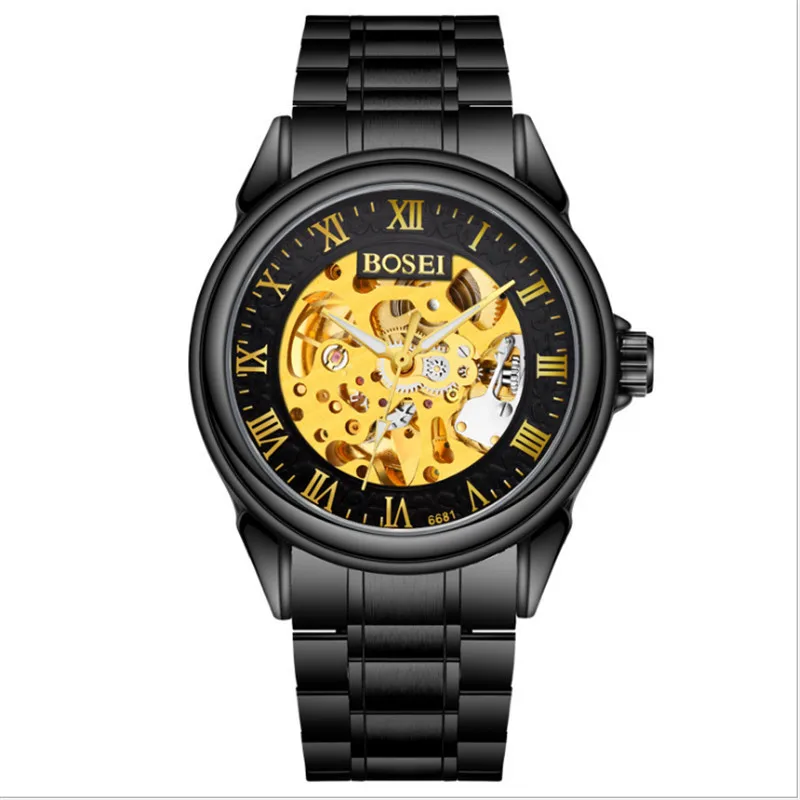 

Luxury Men Watch Full Stainless Steel Gold Quartz Watch Famous Brand Men's Wristwatch Waterproof Calendar Clock3