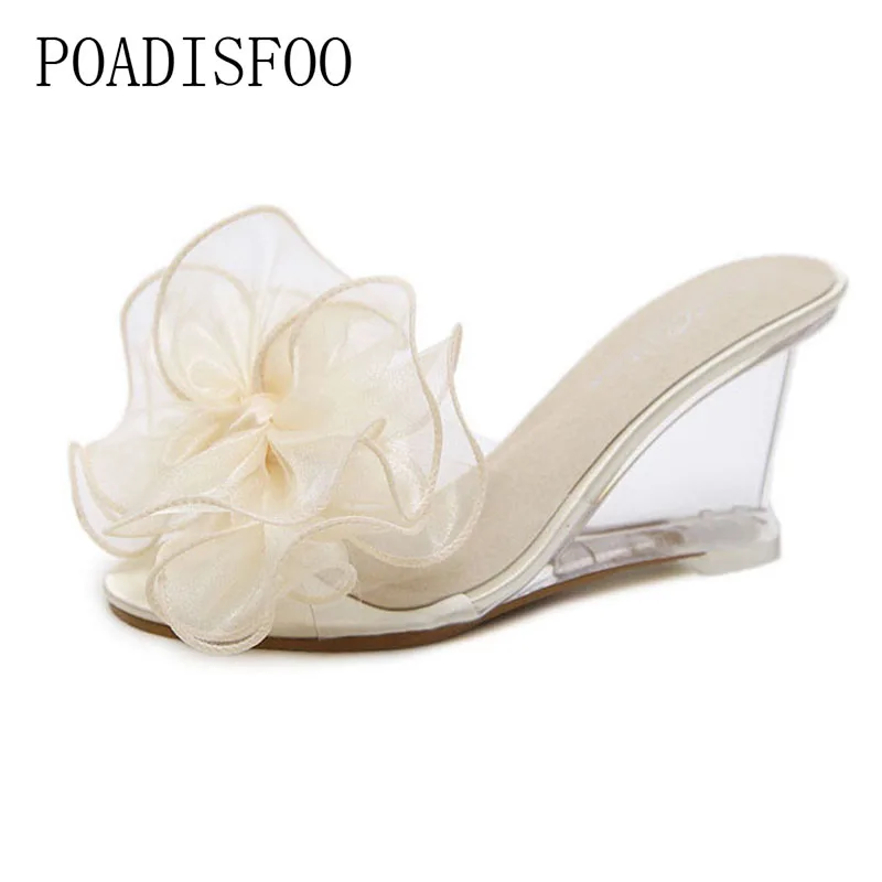 POADISFOO/женские модные сандалии г. Пикантные силиконовые стельки для защиты от натирания ног с кристаллами LFD-833-10