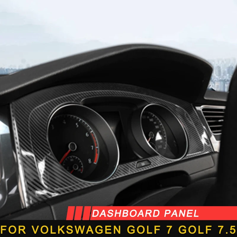 

For Volkswagen Golf 7 Golf 7.5 Car Styling Dashboard Panel Cover Trim Frame Sticker Interior Accessories